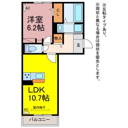 リシュドール鷹丘の物件間取画像